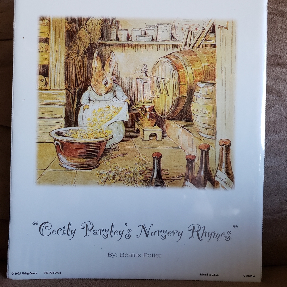Beatrix Potter Cecily Parsley's Nursery Rhymes 1995 Flying Colors 8x10 Print